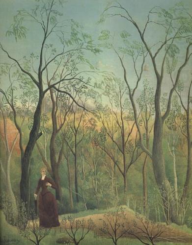 Henri Rousseau Promenade in the Forest of Saint-Germain china oil painting image
